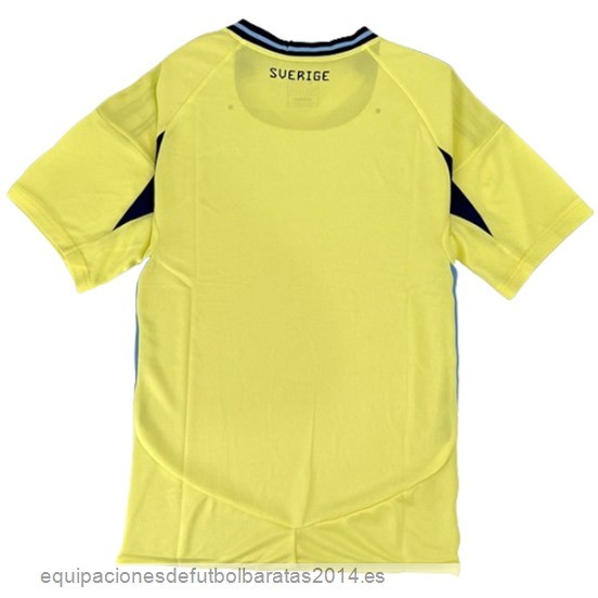 Nuevo Tailandia 1ª Camiseta Suecia 2024 Amarillo Baratas